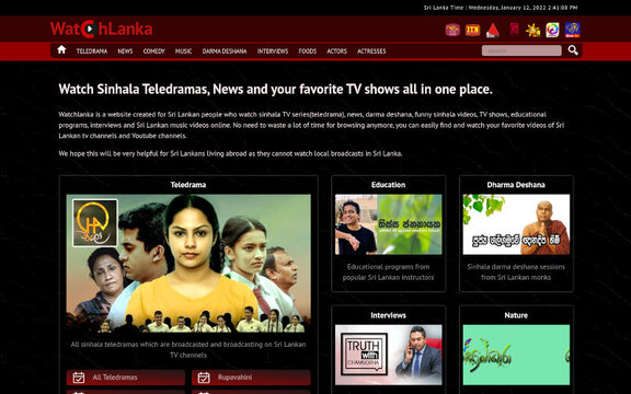 Watchlanka Desktop Preview