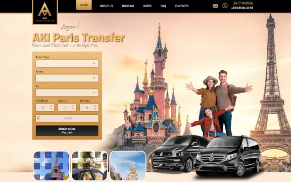 AKI Paris Transfer Desktop Preview