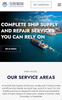 Serendib Supplies Mobile Preview