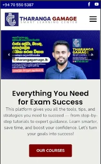 Tharanga Gamage Mobile Preview