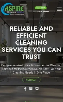 Aspire Cleaning Mobile Preview