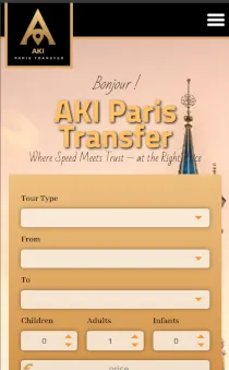AKI Paris Transfer Mobile Preview