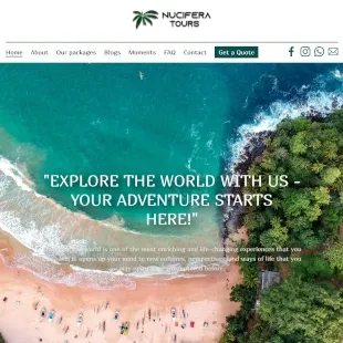 Nucifera Tours Tablet Preview